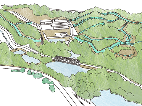 リサーチ・リソース・ステーション イラストマップ