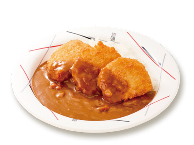 ロースカツカレー中