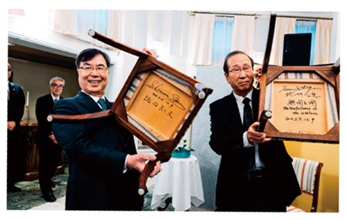 在スウェーデン日本国大使館主催レセプションの様子