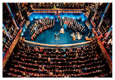 ノーベル賞授賞式に向かう様子