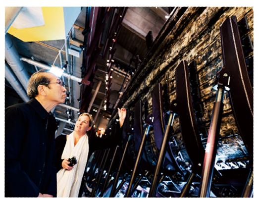 ヴァーサ号博物館へ向かう様子