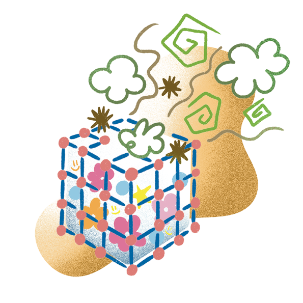 においを除去するMOFフィルター