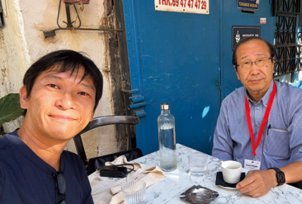 北川先生との写真