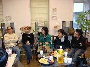 Participants paying attention to the speaker