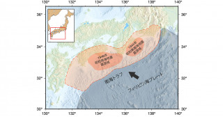 南海トラフ巨大地震が連続発生する確率を算出