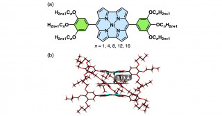 反芳香族分子からなる液晶材料の創製に成功 ー特有の集積構造の形成と高い電気伝導性の発現ー