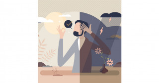 Revealing the Conflict Mechanism between Cognition and Emotion: Discovery of Top-Down Signals Regulating Depression 