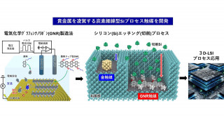 炭素細線を用い貴金属を超える高性能シリコンプロセス触媒を開発―グラフェンナノリボンを微細加工技術に応用へ―