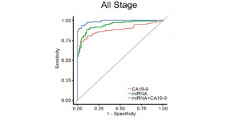 血液中マイクロRNAによる膵がん診断法の開発に向けた研究  血中マイクロRNAの網羅的な解析により膵がん発症の有無を高精度に識別できる