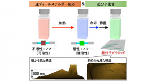 超分子ピラミッドの液中創製に世界初成功！ ―前駆体法と超分子重合の組み合わせで実現―